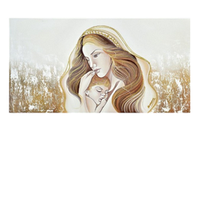 Cuadro Decorativo con Tema de Hadas, Retrato de Mujer con Cabello Dorado, Decoración de Pared - Product Image 1