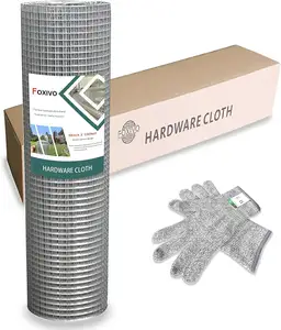 cheap wholesale price 48'' x 100' 1/2inch Hardware Cloth Galvanized Welded Cage Wire, 19 Gauge Hardware Cloth Wire Metal mesh