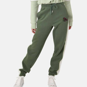 Women's Breathable Cotton Sweatpants Custom Wholesale Ladies Jogger Pants for Bodybuilding Flat Sports Outerwear for Winter - Product Image 4