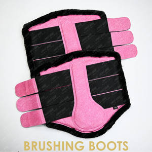 Wholesale Professional Western Horse Riding Saddle <b>Pads</b> Satin <b>Foam</b> Solid Colors Bandage Bell Boot Dressage Cotton Polycotton - Product Image 2