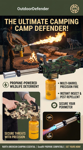 PH003 Classic Metal Detachable Outdoor Propane Thrower &amp; Torch <strong>Lighter</strong> for Camping BBQ <strong>Weeding</strong>-Gift Box - Product Image 5