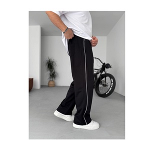 ชุดเซ็ตเสื้อฮู้ดดี้และกางเกงวอร์มสตรีทแวร์ผู้ชาย ไซส์พลัส ผลิตตามสั่ง ผ้าฝ้าย 100% เป็นมิตรกับสิ่งแวดล้อม กันลม ระบายอากาศได้ดี ชุดกีฬา - Product Image 2