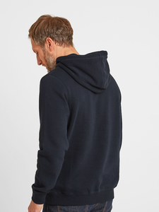 Wholesale Professional Manufactures New Fashion Breathable Men's Hoodie 100% Cotton Solid Black Color Logo Fleece Pullover - Product Image 4