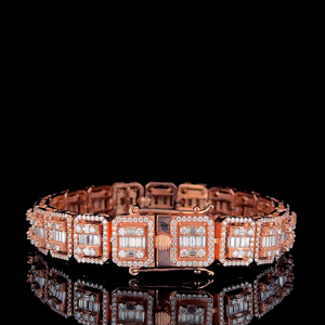 Miami luxe 12mm cubain chaîne lien Bracelets Ross or argent glacé Moissanite diamant croix forme chrétien fête cadeau en gros - Product Image 5