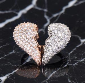 แหวนเพชรมอยส์ซอไนต์มีสไตล์สำหรับผู้ชายสายรัดเครื่องประดับที่หรูหราเหมาะสำหรับงานแต่งงานครบรอบหรือของขวัญหมั้น - Product Image 1