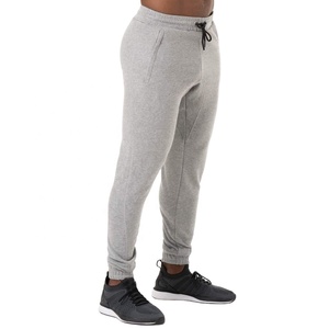Pantalons de survêtement de sport pour homme de haute qualité personnalisés en molleton français élastique uni, coupe ajustée, pantalon de jogging, pantalon de survêtement - Product Image 3