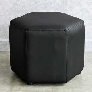 Taburete Hexagonal para Sofá con Tapicería de PU, Técnica de Costura GDSF008 - Product Image 6