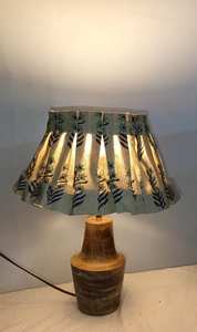 Hermosas pantallas de lámpara de falda suave plisada de seda de algodón para lámparas de mesa compatibles con portalámparas E27 con anillo reductor de plástico - Product Image 4