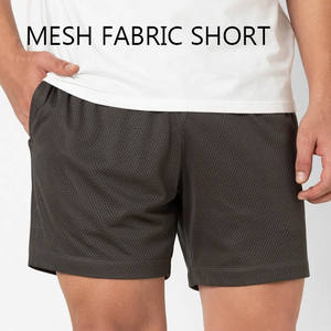 Short de gym en maille pour homme Polyester Coton vierge Sublimation Longueur genou 5 pouces Entrejambe Mid Training Running Basketball Shorts - Product Image 6