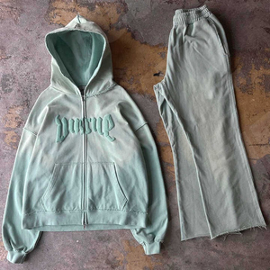 Ropa activa Venta caliente de moda Slim Fit Hombres Chándal Ropa de entrenamiento Cómodo Cremallera Hombres Chándal para venta en línea - Product Image 4