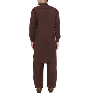 Ropa islámica de manga larga para hombres, Thobe árabe con cremallera musulmán, Arabia Saudita, Daffah, Thobe de Dubái, superventas - Product Image 4