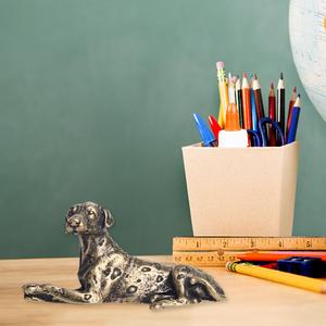 Laiton assis Antique chien Sculpture Portable à la main en Bronze massif chien Figurine décorative pièce maîtresse en gros - Product Image 5