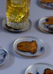 Posavasos de madera de resina hechos a mano elegantes para mesas de comedor de Casa perfectos para regalar entretenidos diseño moderno de calidad premium - Product Image 6