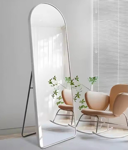 Internet-nổi tiếng lớn cong mặc quần áo gương sàn đứng treo tường nhà cô gái 'phòng ngủ phong cách đầy đủ chiều dài gương cho phong cách - Product Image 6