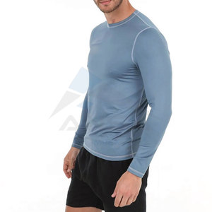Camisetas Deportivas de Manga Larga con Cuello Redondo para Hombre, Tallas Grandes, Más Vendidas, OEM, Nuevas, Tejido de Alto Rendimiento - Product Image 1