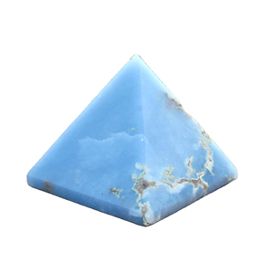 Pyramide d'angélite en cristal naturel, vente en gros, guérison de pierres précieuses, nouveau produit, cadeau - Product Image 1
