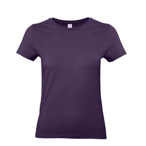 Camiseta de Manga Corta para Mujer, Cuello Redondo y Cuello en V, 100% Algodón - Product Image 5