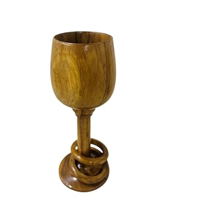 Wooden Wine <b>glass</b> for Kitchen & Tabletop at Reasonable Price Top Selling Natural Wood Color <b>Glass</b> Best price - Product Image 2