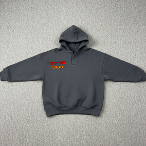 Haute qualité 100% coton femmes sweats à capuche et sweats respirant hiver tenue décontracté personnalisé DTF imprimé 3D broderie avant Logo - Product Image 4