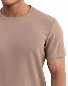 Venta al por mayor de camisetas de alta calidad para hombres, camisetas transpirables de peso pesado personalizadas, camisetas deportivas informales para hombres con logotipo - Product Image 3