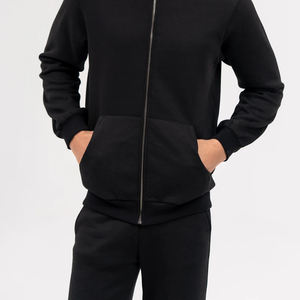 Sweats à capuche et sweatshirts à fermeture éclair thermique en coton pour hommes Sweats à capuche zippés de haute qualité - Product Image 2
