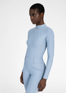 Camiseta de equitación moderna para mujer, ligera, transpirable, de tejido elástico que absorbe la humedad, para deporte ecuestre. - Product Image 5