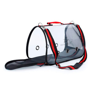 กระเป๋าเป้สะพายหลังสำหรับสัตว์เลี้ยงขนาดกลาง-ใหญ่ แฟชั่น พกพาสะดวก ทำจากโพลีเอสเตอร์ตาข่าย ระบายอากาศได้ดี โปร่งใส เหมาะสำหรับแมวและสุนัข - Product Image 2