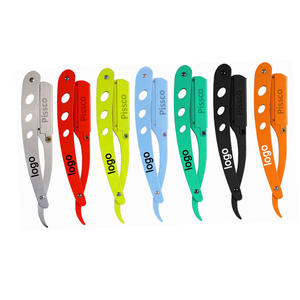 Rasoir de sécurité à bord droit en acier inoxydable pour hommes, personnalisable avec logo, pour salons de coiffure et barbiers - Product Image 5