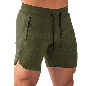 Pantalones cortos de entrenamiento de calidad superior Nuevo estilo Color sólido Hecho en pantalones cortos de entrenamiento de alta calidad - Product Image 1