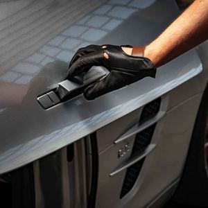 ถุงมือนิรภัยหนังวัวแยกสีขาวสำหรับงานเชื่อมถุงมือป้องกันความร้อนกันน้ำ - Product Image 3