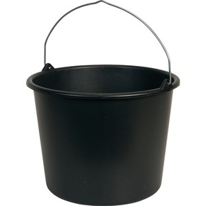 Cubo de Plástico Negro de 12L para Construcción de GRIPLINE D - Product Image 6