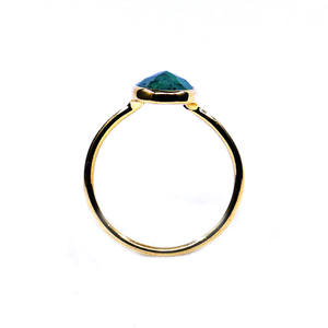 Party Wear 925 Sterling Silver Gold Plated Jewelry Ruby Anillo de mujer - Product Image 2