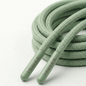 Cordones Trenzados de 8 Hilos con Logotipo Personalizado, Ecológicos, de Poliéster/Algodón con Acabado Encerado |   Sudadera con Capucha, Pantalones, Cordones y Bolsos en Colores Personalizados - Product Image 5