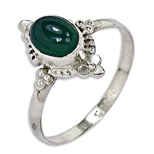 925 Silver <b>Garnet</b> Statement <b>Ring</b> for Women Dainty Oval Cut Topaz Fine Jewelry with Natural Stone Cut/Cab - Product Image 1
