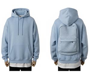 Sudadera con Capucha de Estilo Urbano para Hombre, Corte Regular, para Invierno, Lisa, Teñida, de Poliéster/Algodón, Felpa, ONSTYLE SPORTS, Personalizable - Product Image 2