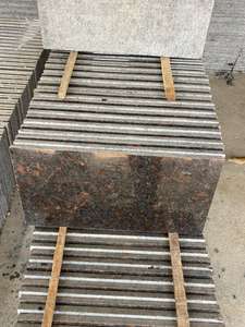 Monuments funéraires en granit brun indien personnalisés, carreaux de cimetière - Product Image 2