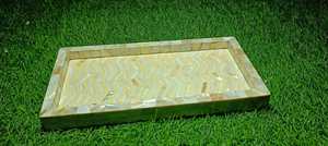 Juego de bandejas recubiertas de esmalte de calidad superior Diseño impreso vibrante para servir con estilo en el hogar y presentación de fiesta - Product Image 6