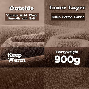 Sudadera con capucha de venta directa de fábrica de etiqueta privada de alta calidad, fabricación de Pakistán, logotipo bordado personalizado, ropa informal transpirable - Product Image 5