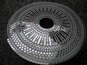 Vintage Bone <b>Mosaic</b> Decorative Wall <b>Mirror</b> Frame Unique Home Decor - Product Image 4