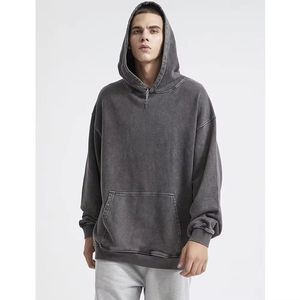 เสื้อฮู้ดดี้ผู้ชายคุณภาพสูง ทรงปกติ กันน้ำ บุขนแกะ สวมใส่สบายสำหรับฤดูหนาว มีกระเป๋า ใส่โลโก้ได้ น้ำหนักมาก - Product Image 4