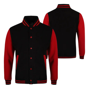 Chaquetas Varsity de Lana Genuina para Hombre, de Invierno, de Alta Calidad, Vintage, Transpirables, Tallas Grandes, Ecológicas, Teñidas, con Forro Polar Grueso - Product Image 1