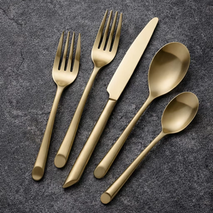 Ensemble cuillère-fourchette-couteau, ensemble complet d'argenterie, ensemble de couverts de table, ensemble de couverts occidentaux, ensemble de couverts d'hôtel, ensemble de couverts de restaurant - Product Image 1