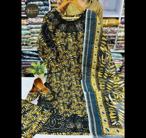 Conjunto de 3 Piezas Ssumaira 2025 con Bonitas Costuras, Kameez Salwar con Bordado de Hilo y Lentejuelas, Duppata con Estampado de Diamantes - Product Image 5