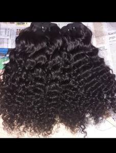 Paquetes de cabello rizado indio crudo Cabello humano virgen sin procesar Venta al por mayor Cutícula alineada Cabello indio crudo Proveedor a granel - Product Image 5