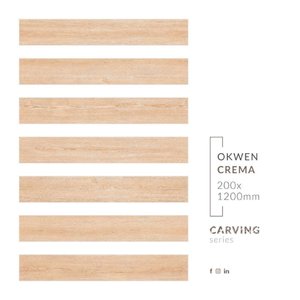 Azulejo de madera mate rústico antideslizante moderno Función de ladrillo refractario Azulejos de porcelana de piso de aspecto de madera para habitación o apartamento - Product Image 6