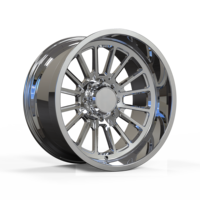 Jantes de camion forgées sur mesure 22x10 24x10 24x12 24x14 26x12 26x14 26x16 28x16 polies 8x170 8x180 pour Range Rover