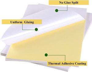 Lziheng imprimable BOPP A4 étiquette autocollant papier étanche auto-adhésif brillant mat <span class=keywords><strong>feuille</strong></span> de <span class=keywords><strong>d</strong></span>écalcomanie pour imprimante Laser à jet <span class=keywords><strong>d</strong></span>'encre - Product Image 3