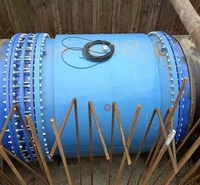 Medidor de Flujo Electromagnético de Gran Diámetro a Prueba de Explosiones DN600-DN3000 con Precisión de ±0.5% HART RS485 para Lodos en Minería y Petroquímica