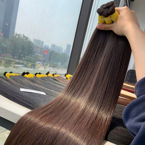 Extensions de cheveux vietnamiens vierges en vrac de qualité supérieure de 30 pouces Super Double Drawn Single Donor Natural Straight-100g Hair 1 Pack - Product Image 2