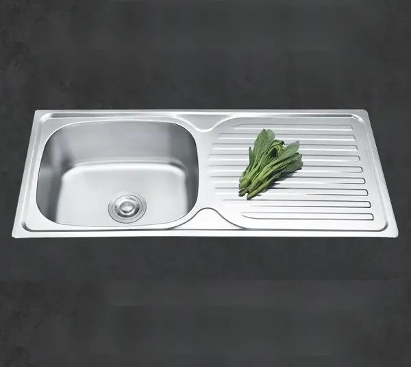Lavello da cucina in acciaio inox fatto a mano all'ingrosso Nano singolo colpo in metallo doppia ciotola Undermount lavello per la cucina